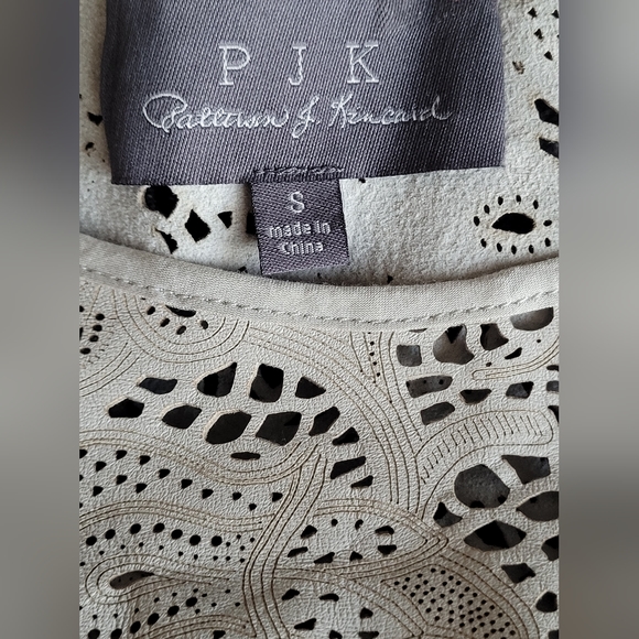 PJK Patterson J. KIncaid leather and rayon tank top in size small. - Picture 5 of 5